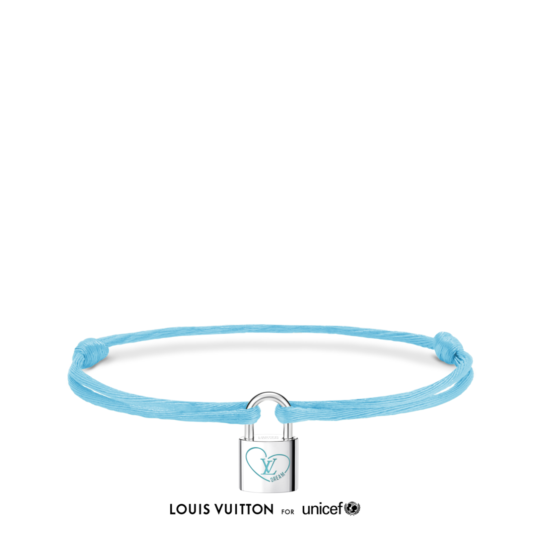 Silver Lockit x Felix Bracelet, Sterling Silver, Blue Lacquer and